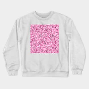 Pretty Pink Sprinkles Pattern Crewneck Sweatshirt